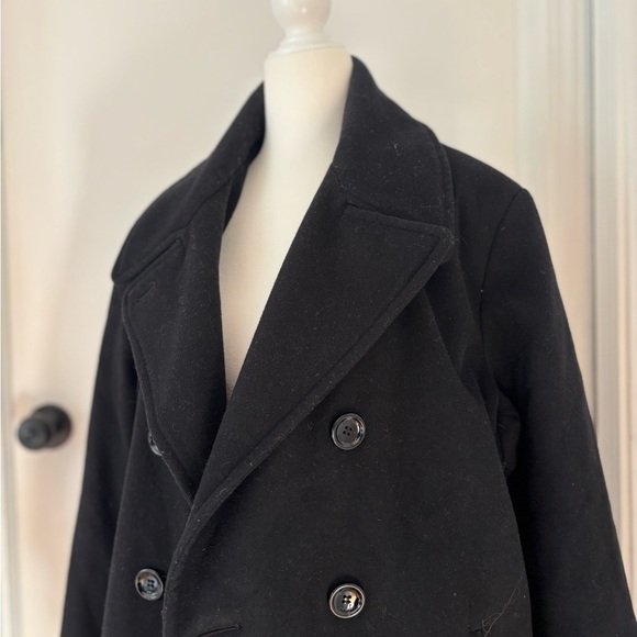 CALVIN KLEIN Classic Black Peacoat - Picture 2 of 3
